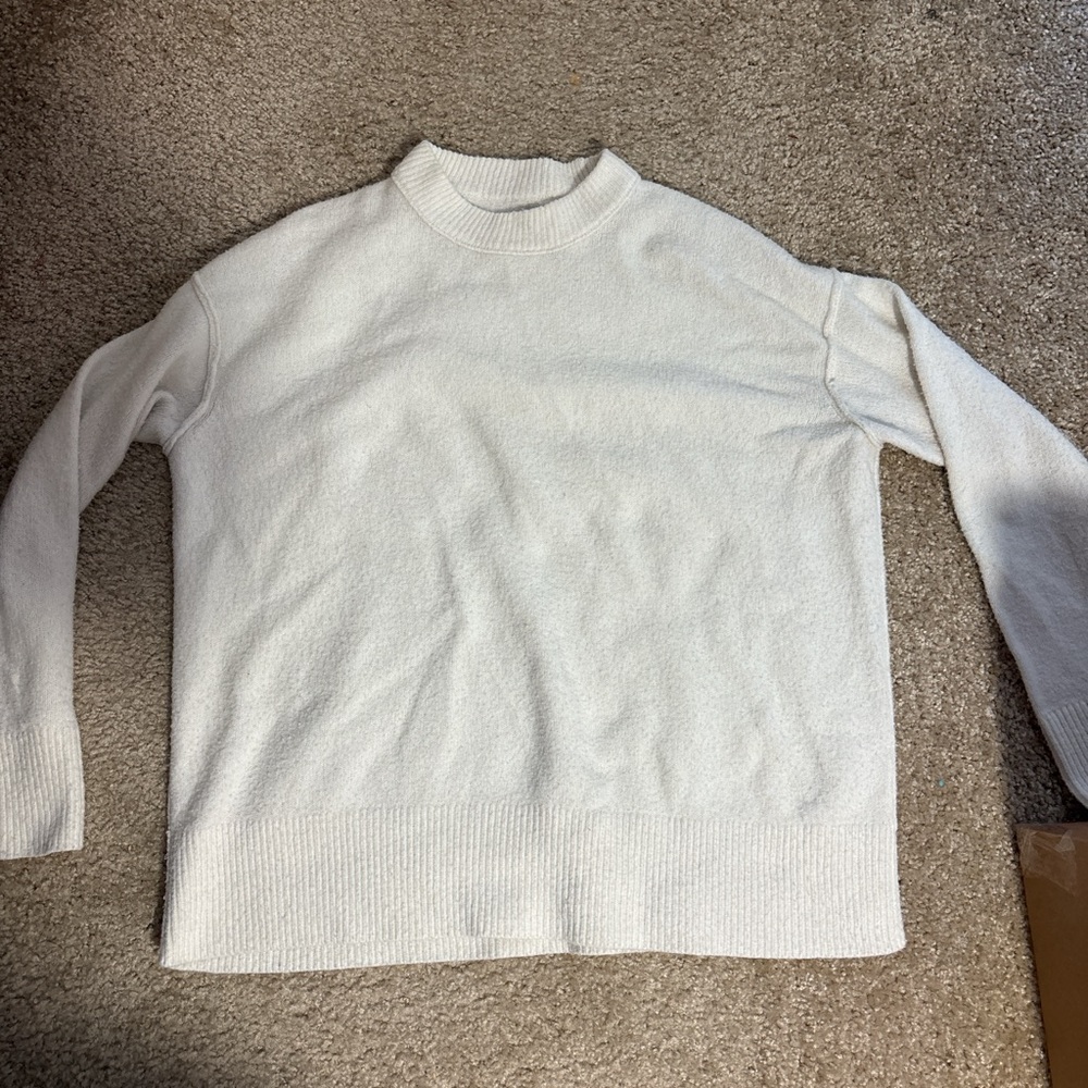 Aerie Cream Knit Sweater